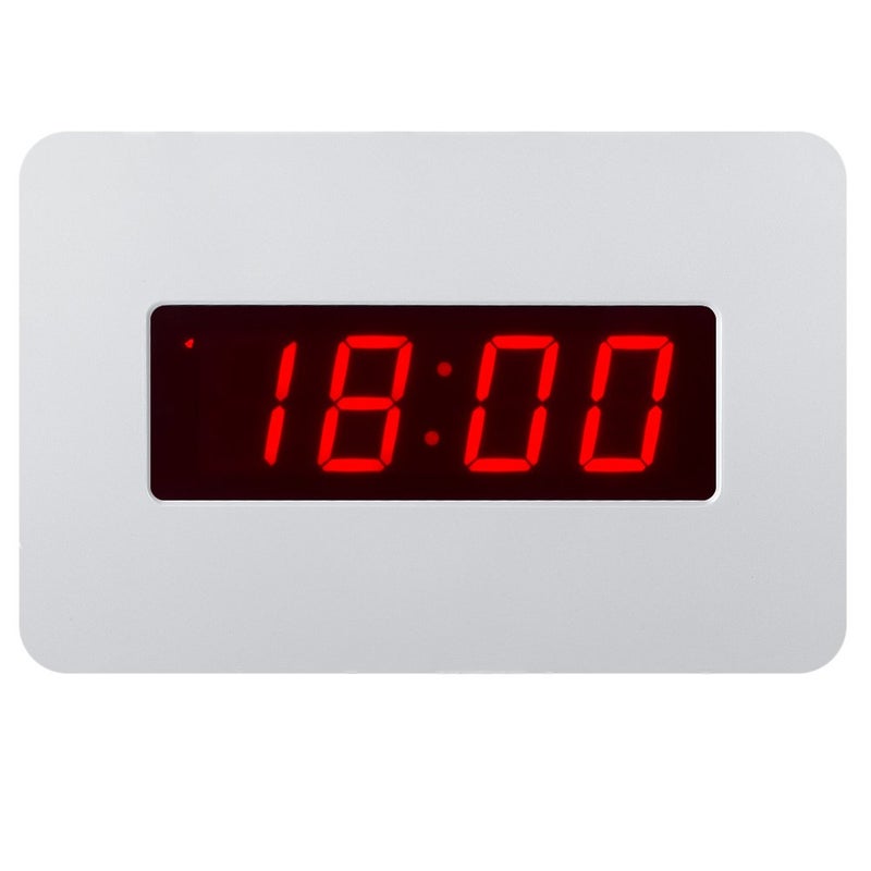 Timegyro Digital Wall Clock Battery Operated with LED Display, Wall Clock with Backlight, Table-top, Alarm, Brightness Adjustable,12/24Hr - Image 2